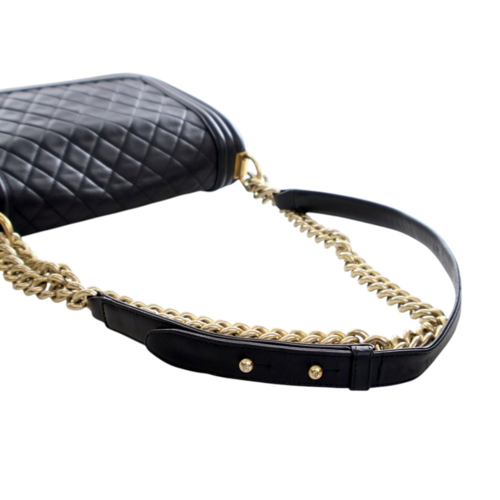 Pre-Loved Chanel Old Medium Quilted Lambskin Boy Flap - Picture 8 of 12